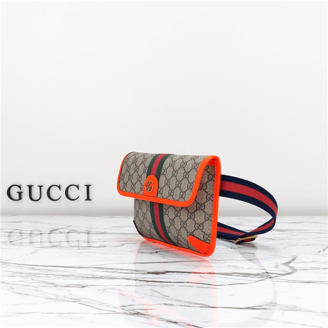 Ophidia GG Small Belt Bag 752597 Orange-2.jpg