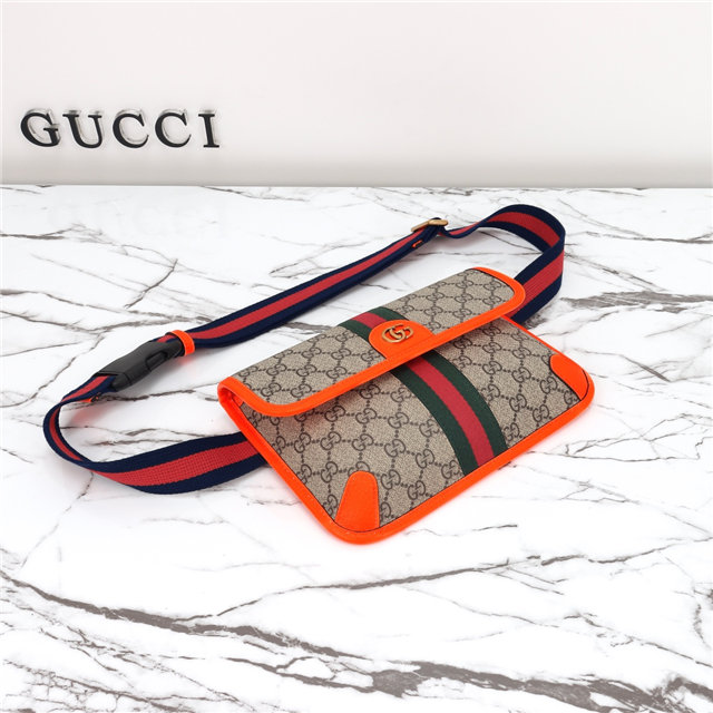Ophidia GG Small Belt Bag 752597 Orange-3.jpg