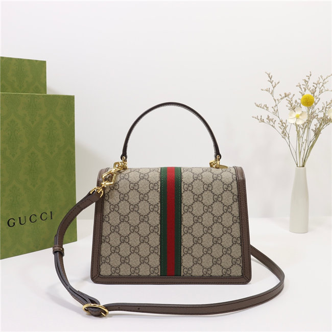 Gucci Ophidia Small Top Handle Bag With Web 651055 (Varied Colors) - Image 3