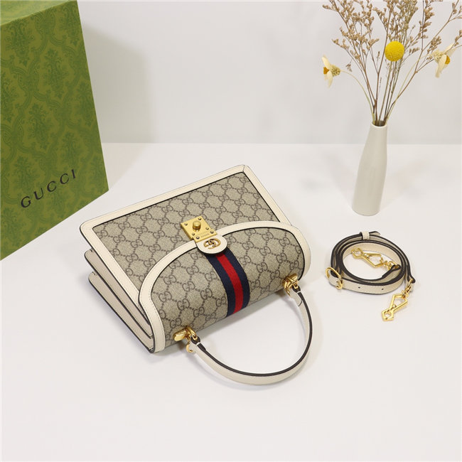 Gucci Ophidia Small Top Handle Bag With Web 651055 (Varied Colors) - Image 14
