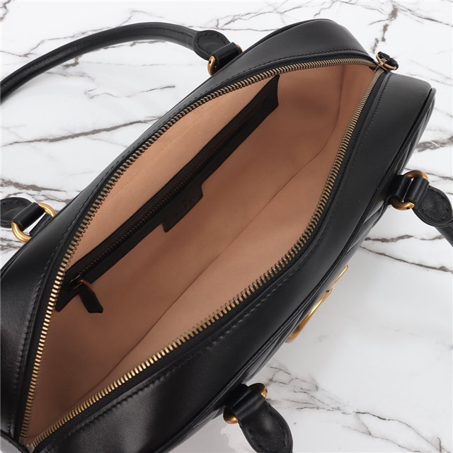 GG Marmont Medium Top Handle Bag 795218 Black-9.jpg