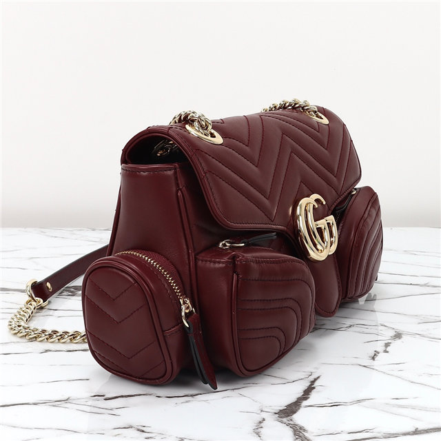 GG Marmont Small Multi-Pocket Bag 795228 Rosso Ancora-3.jpg