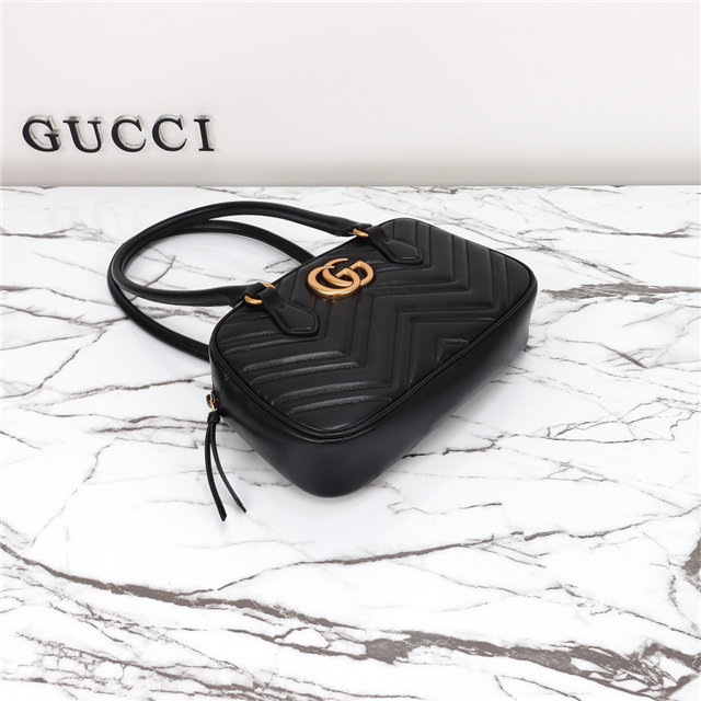 GG Marmont Small Top Handle Bag 795199 Black-4.jpg