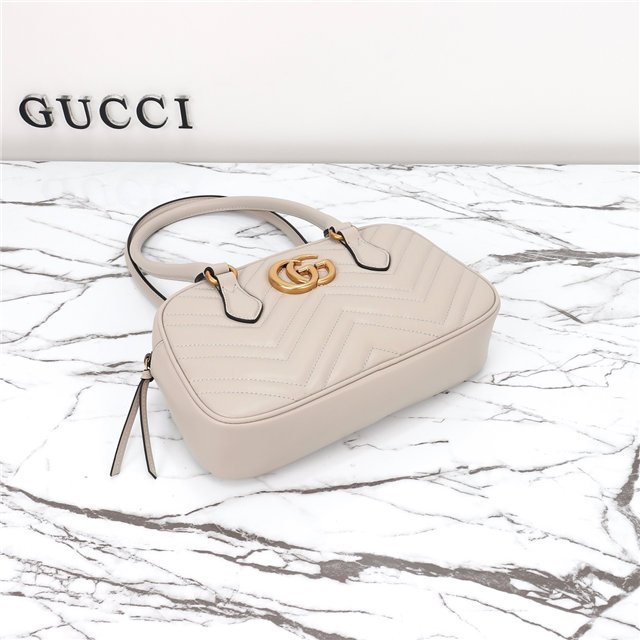 GG Marmont Small Top Handle Bag 795199 Light grey-4.jpg