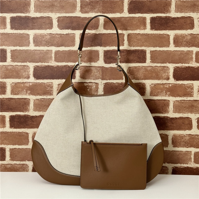 Gucci B Medium Shoulder Bag 815924 White-1