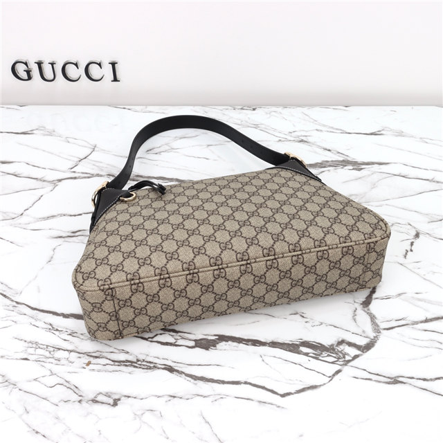 GG Emblem Large Shoulder Bag 815217 Black-5.jpg