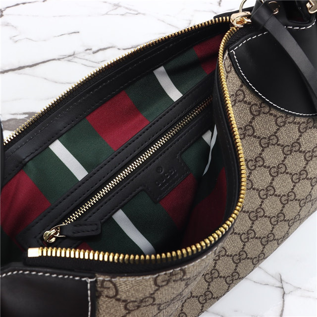 GG Emblem Large Shoulder Bag 815217 Black-9.jpg