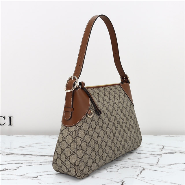GG Emblem Large Shoulder Bag 815217 Brown-3.jpg