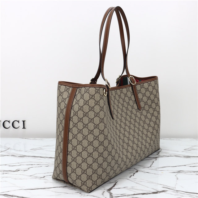 GG Emblem Large Tote Bag 815212 Brown-3.jpg