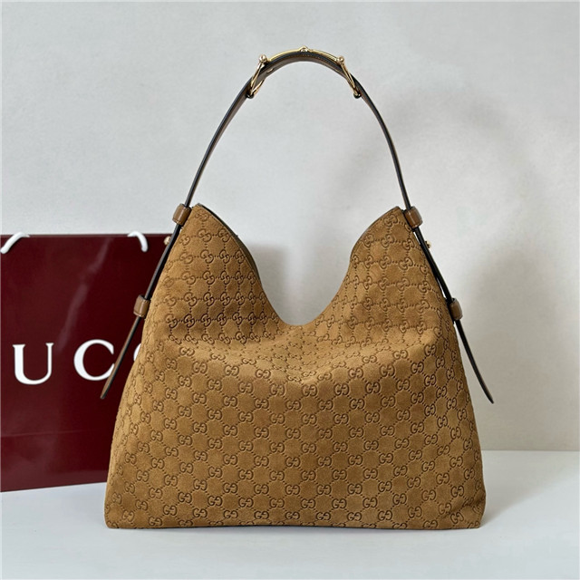 Beatrix Large Tote Bag 850546 Brown Embossed GG Suede-3.jpg