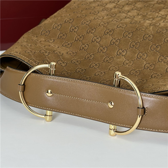 Beatrix Large Tote Bag 850546 Brown Embossed GG Suede-6.jpg