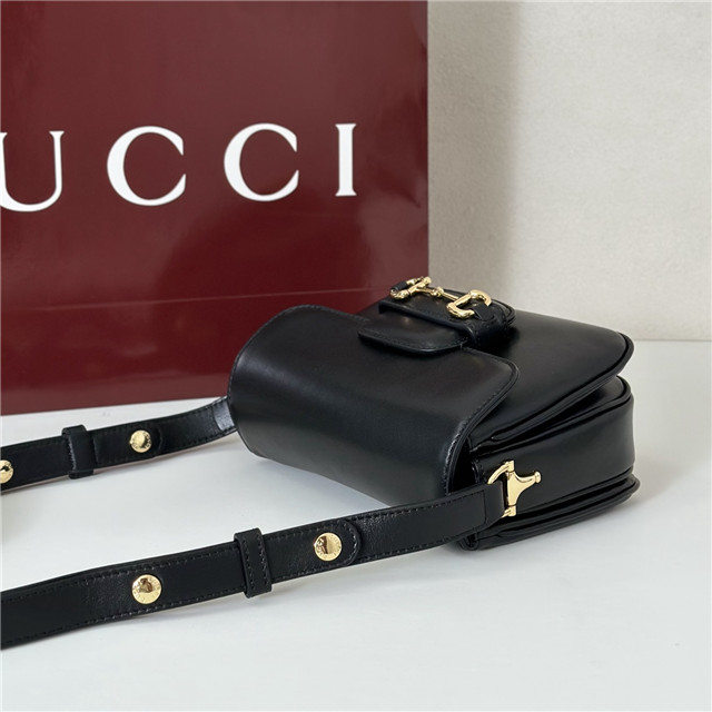 Gucci Horsebit 1955 Aura Mini Shoulder Bag 847064 Black-5.jpg