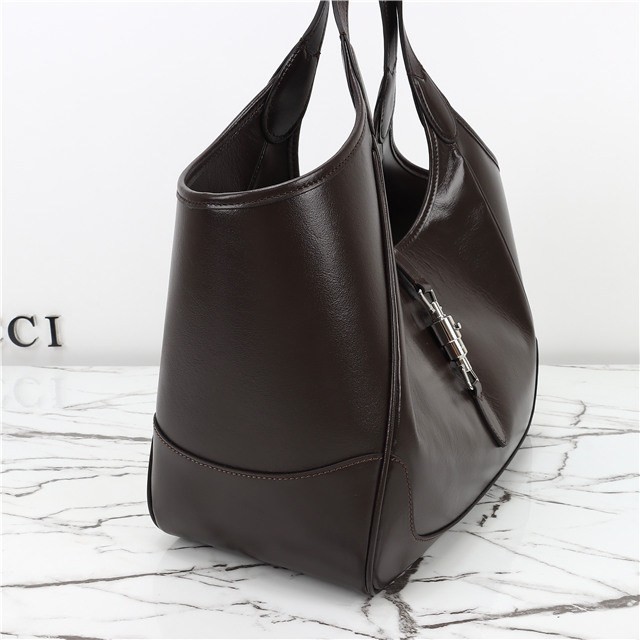 Mercato Medium Tote Bag 866645 Dark Brown Leather-3.jpg