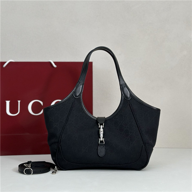 Mercato Small Tote Bag 866646 Black Canvas-1.jpg