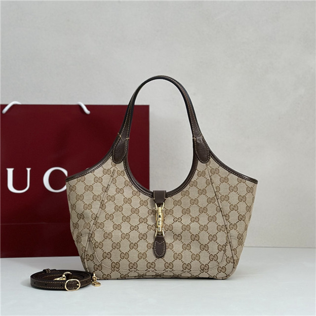 Mercato Small Tote Bag 866646 Brown Canvas-1.jpg