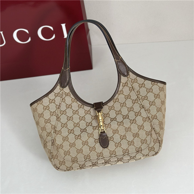 Mercato Small Tote Bag 866646 Brown Canvas-5.jpg