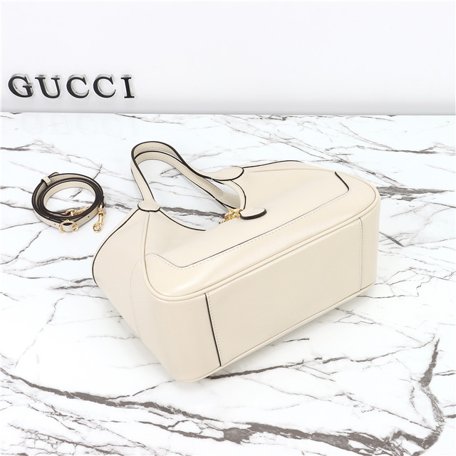 Mercato Small Tote Bag 866646 White Leather-5.jpg