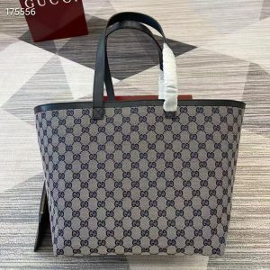 Gucci Beige and Blue Totissima Medium Tote Bag