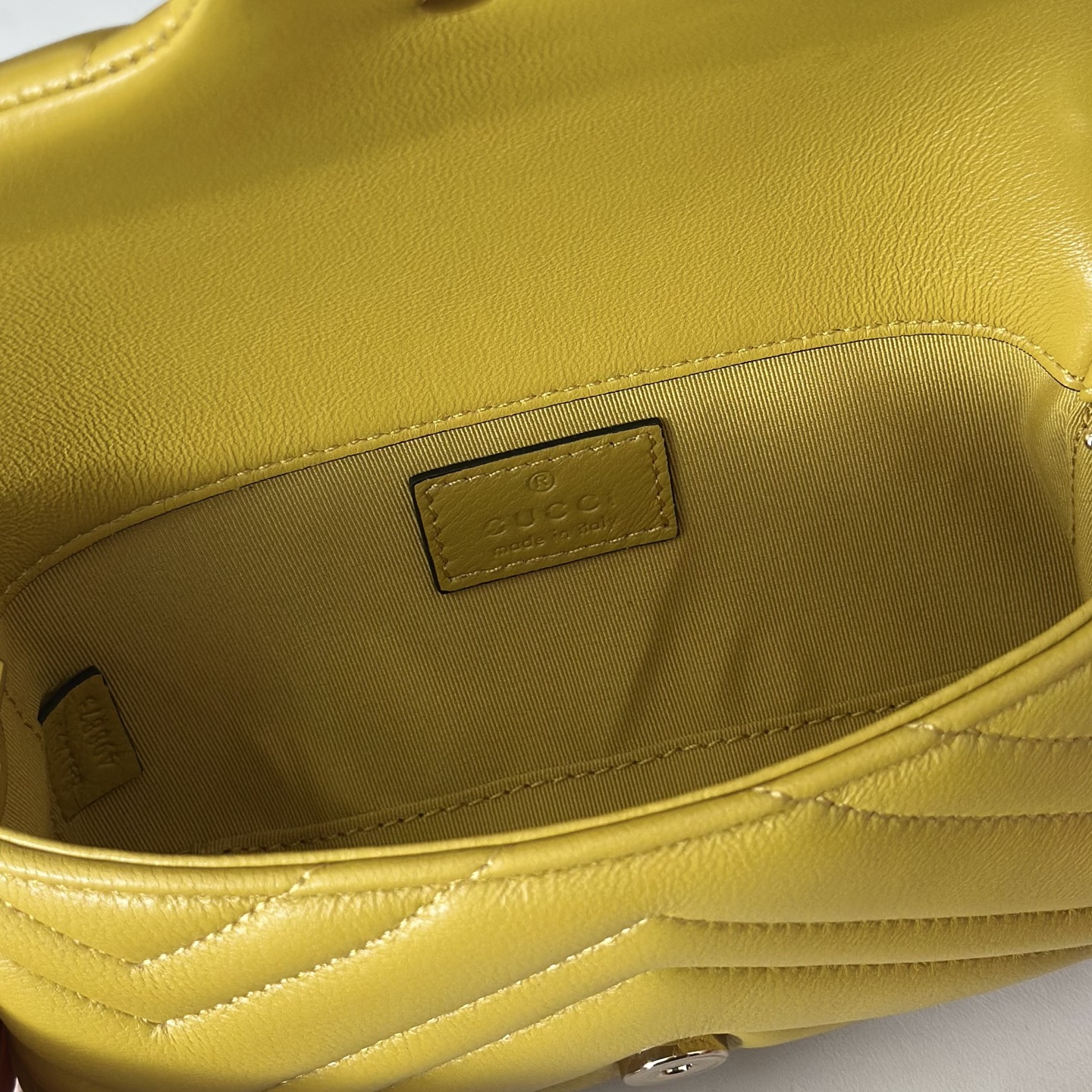 Gucci GG Marmont Mini Bag Yellow - 841290 - Image 7