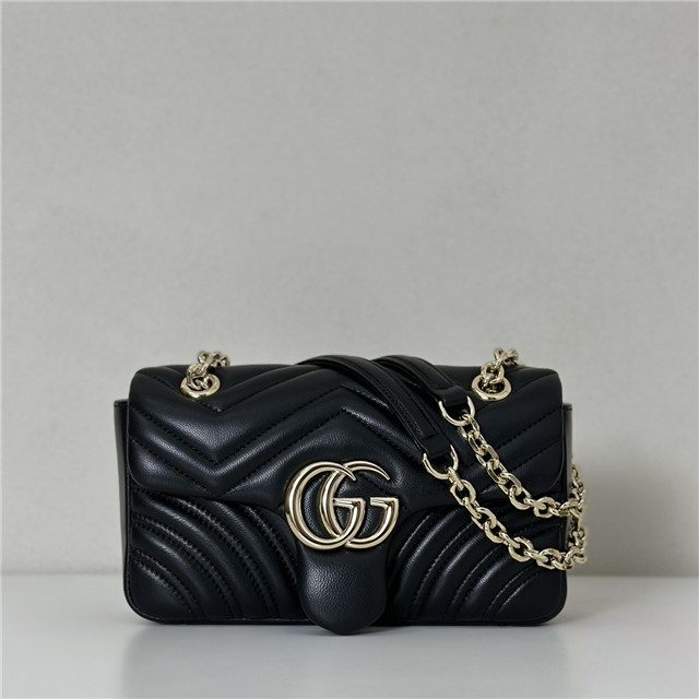 GG Marmont Small Shoulder Bag 837280 Black-1.jpg