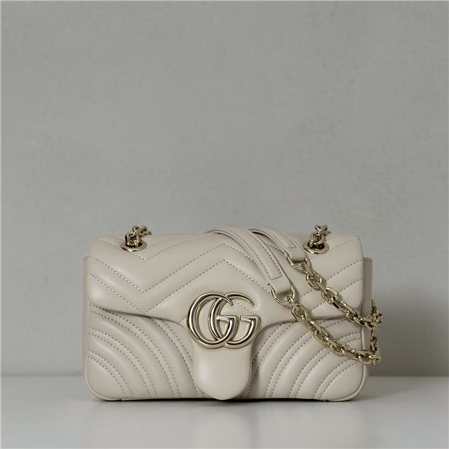 GG Marmont Small Shoulder Bag 837280 White-1.jpg