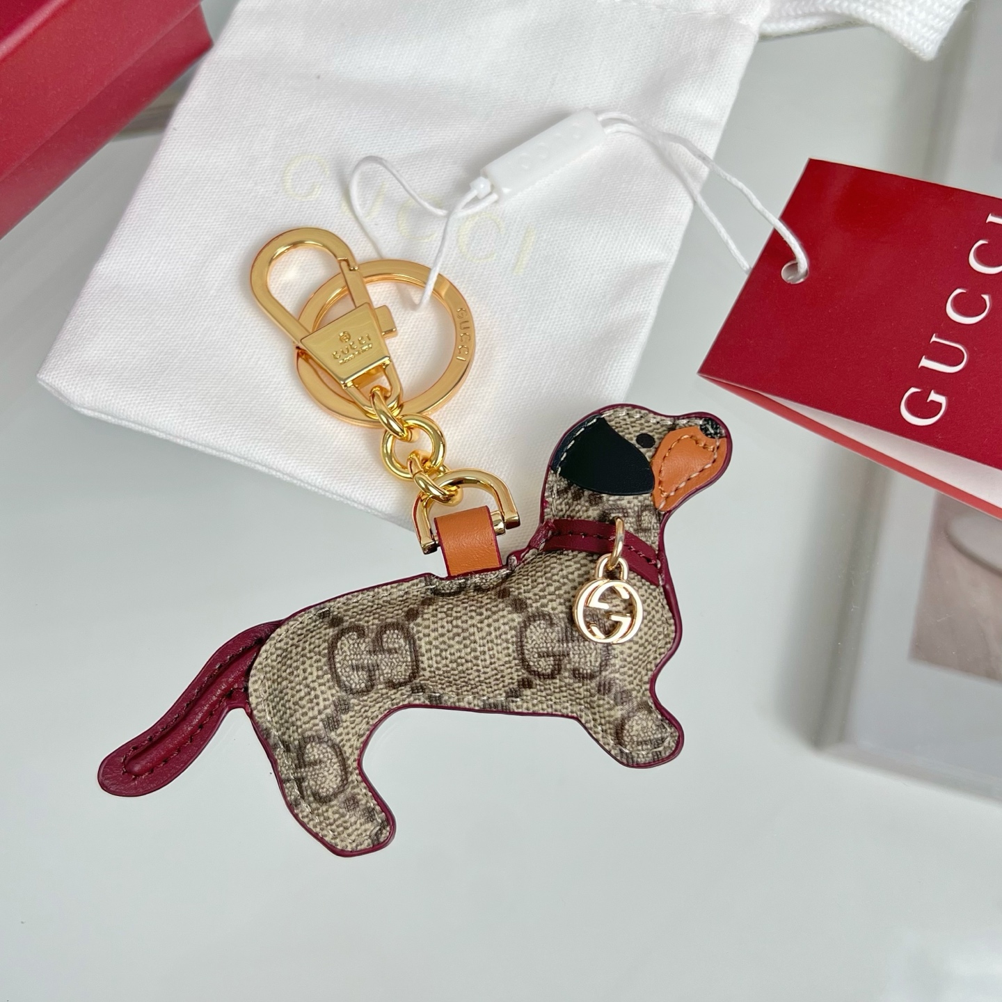 Gucci Dog-shaped bag charm