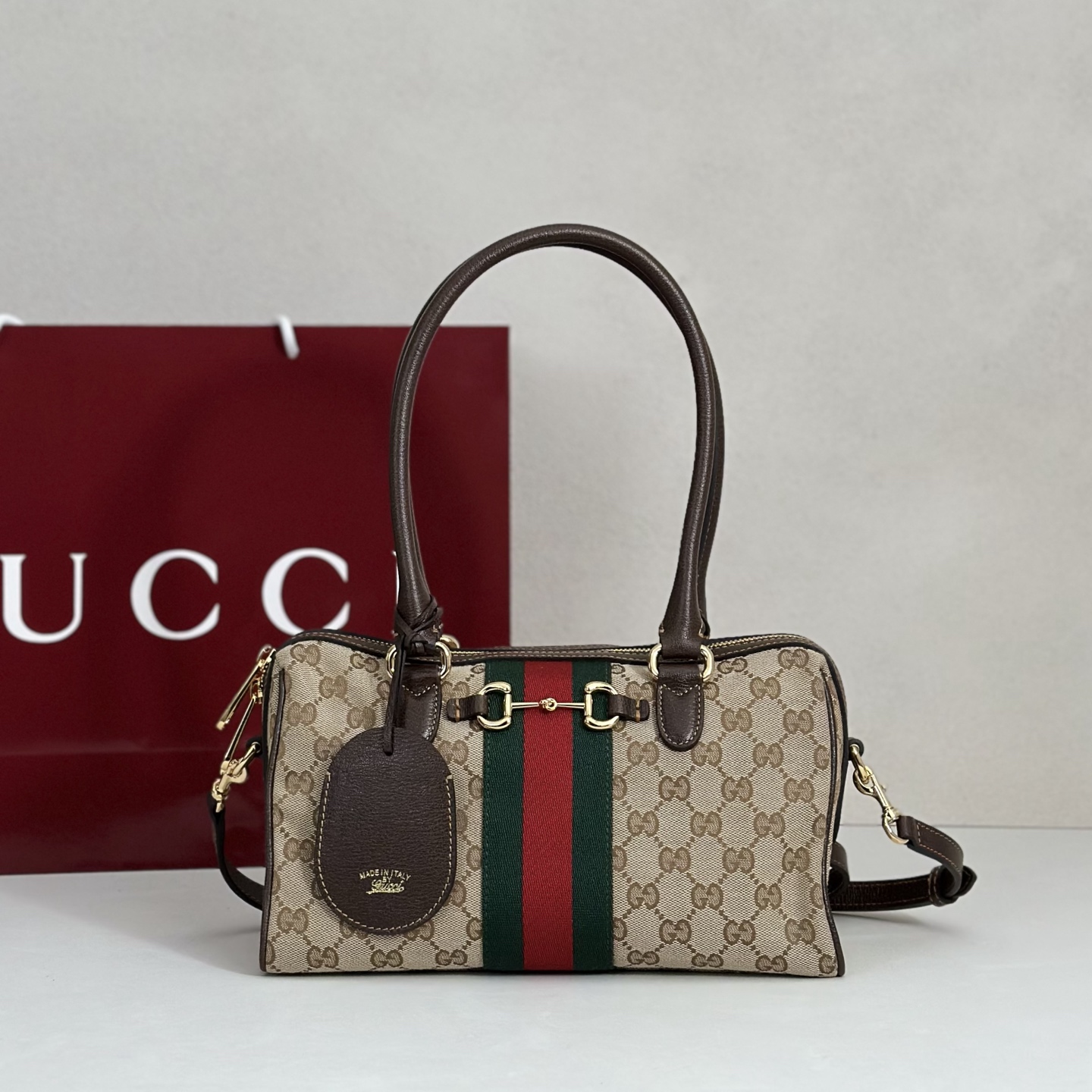 Gucci Borsetto Medium Boston Canvas Bag – 866732 - Image 2