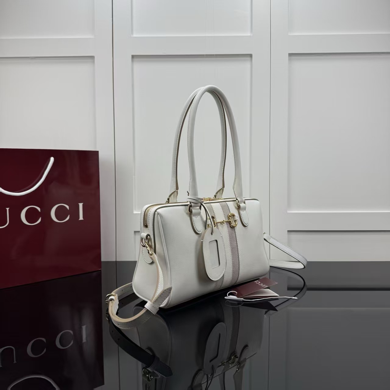 Gucci Borsetto Medium Boston Bag - Image 2