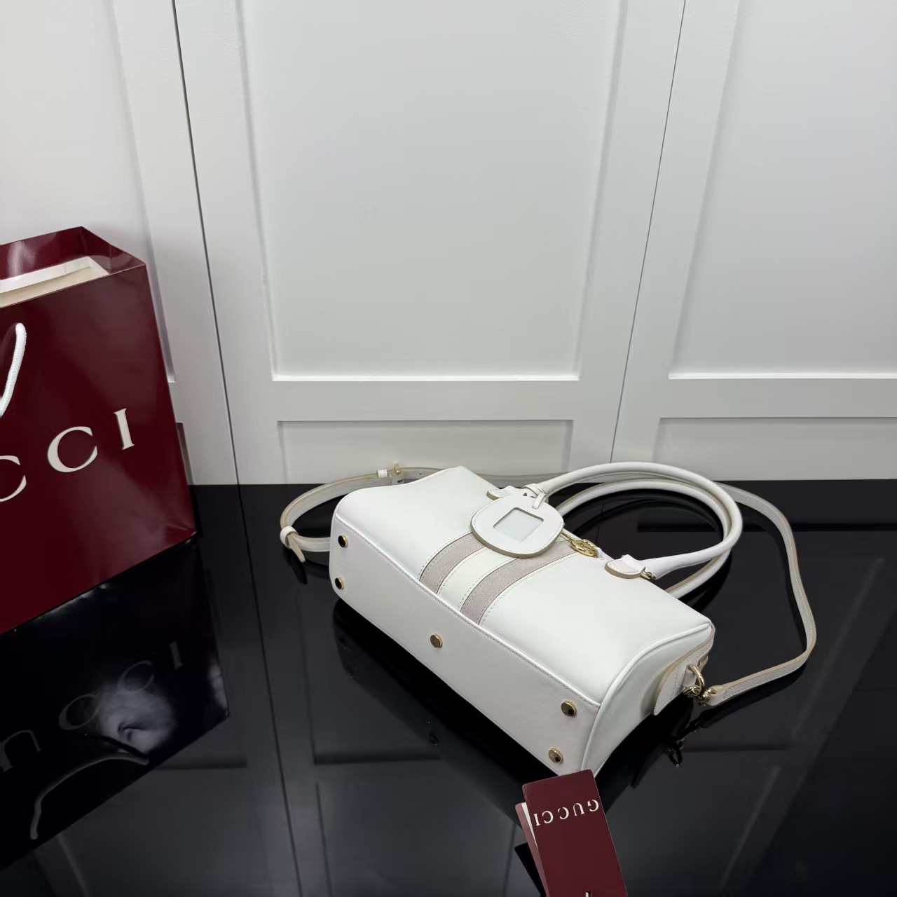 Gucci Borsetto Medium Boston Bag - Image 5